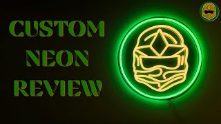 Custom Neon Sign Review: GoldenNinja3000 Logo!