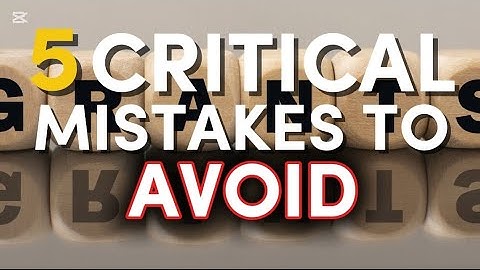 5 Critical Mistakes to Avoid When Applying for Grants