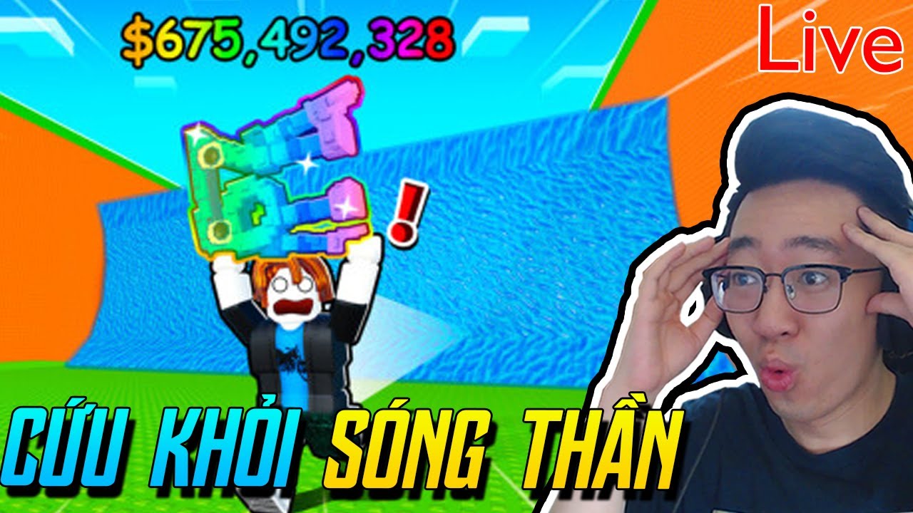 Game nâng cấp tốc độ vô hạn cứu người từ sóng thần - Roblox Rescue Brainrot From Tsunami (9/1)