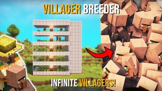 Minecraft BEST Villager Breeder 1.20.2 - NEW ! - Simple & Fast !