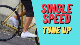 Fix A BICYCLE - Single Speed Bicycle Tune Up - Bicycle Repair #cycling #mechanic #bikelife #bicycle