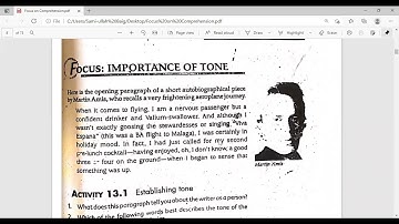 Lecture 4: Unit 13 (Focus on Comprehension)