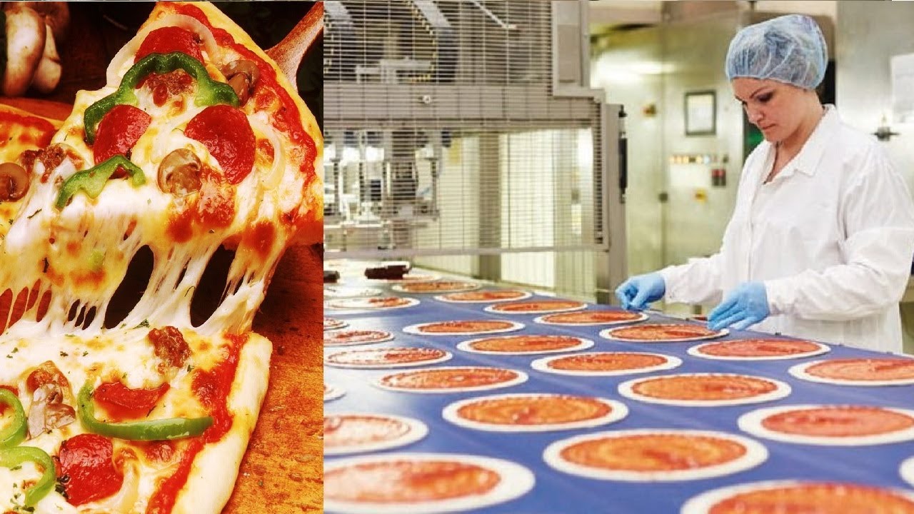 pizza the company  Update New  Amazing PIZZA Making and Processing Automatically in Food Factory with Awesome Worker skills