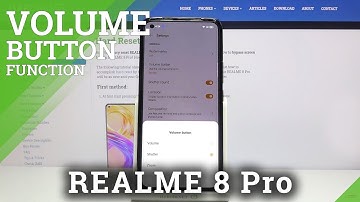 How to Change Volume Button Function in Realme 8 Pro – Sign Camera Option to Volume Button