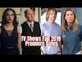 Fall 2019 Returning TV Shows Premiere Dates