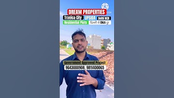 Residential Plots in Tronica City UPSIDA ghaziabad Delhi NCR #tronicacityplots #residentialplot