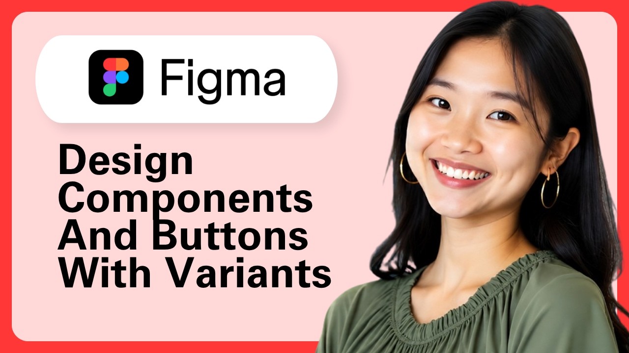 How To Design Components And Buttons With Variants In Figma? - YouTube