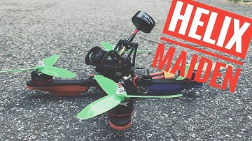 ImpulseRC Helix Maiden Flights - Race Track - First Crashes