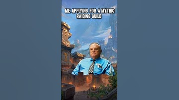 Me applying for a mythic raiding guild #wow #worldofwarcraft #warcraft