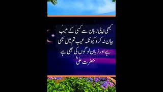 Kabi Apni Zuban Se || 4 |Golden Words In Urdu_ Urdu Quotes |Islamic Information|