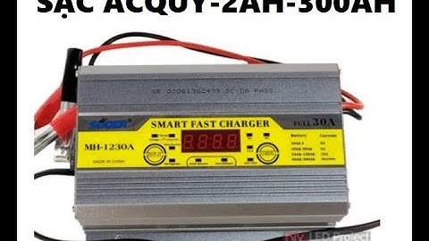Máy Sạc ắc quy nhanh 12V-30A Từ 2Ah-300Ah có màn hình hiển thị - MH-1230A