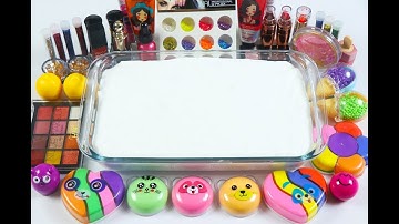 MIXING RANDOM THINGS INTO FLUFFY SLIME !! RELAXING & SATISFYING SLIME SMOOTHIE VIDEOS - PART 8