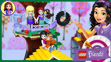 Lego Friends Adventure Camp Tree House Part 2 Build Play Review - Kids Toys