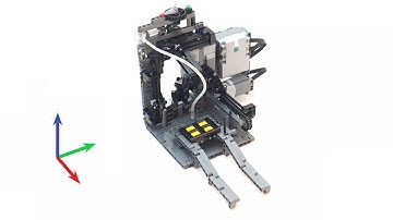 Lego Cartesian Parallel Robot