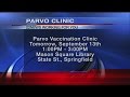 Free parvo-vaccines at Dakin in Springfield