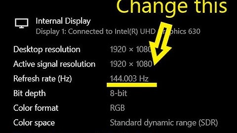 How to Increase Screen Refresh Rate | 120Hz, 144Hz, 240Hz, 300Hz or even higher