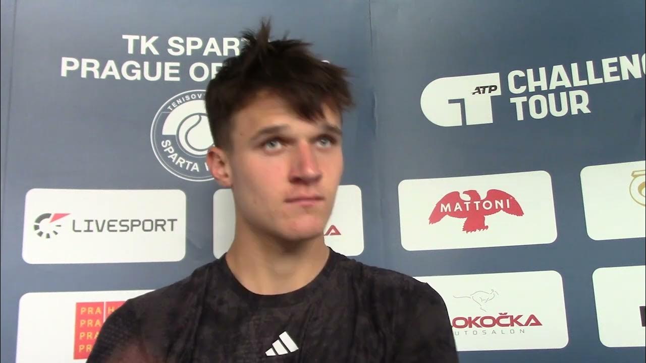 Jakub Menšík po výhře v semifinále TK Sparta Prague Open 2023 YouTube