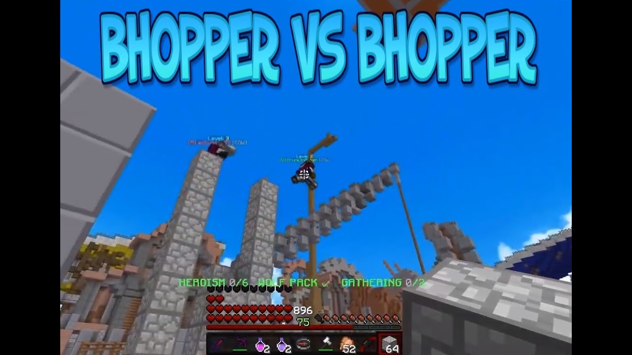 [MEGA WALLS] BHOPPER VS BHOPPER {BATTLE OF THE AGES} - YouTube