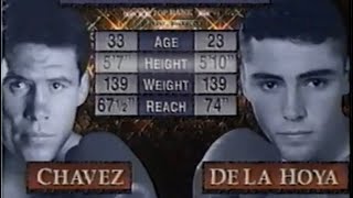 1996 Julio Cesar Chavez vs Oscar De La Hoya