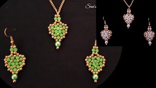 How to make💕Cute💕Small💕Beaded💕Flower Earrings#sreejewellerymaking#handmade#easyearring#pendant#DIY