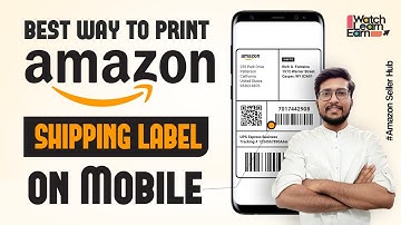 How to Print Amazon Shipping Label | amazon se invoice kaise nikale | how to print shipping labels