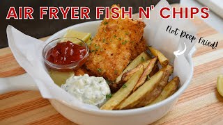 Air Fryer Fish n' Chips! - From Scratch + So Easy