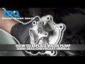 How to Replace Engine Water Pump 2006-2013 Chevrolet Impala