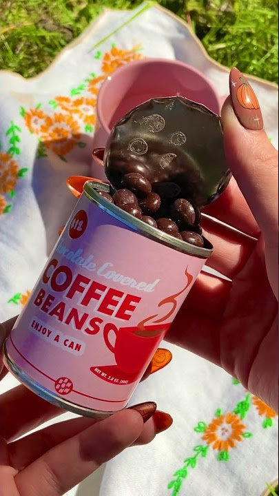 Bon Bon Bon Chocolate Covered Coffee Beans in Can