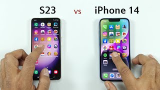 Samsung S23 vs iPhone 14 | SPEED TEST