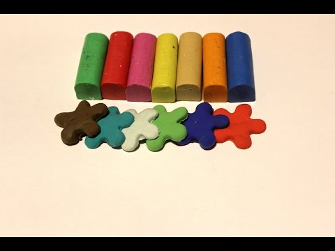 პლასტილინით ძერწვა. We play and sculpt from plasticine banana,rabbit and snowman