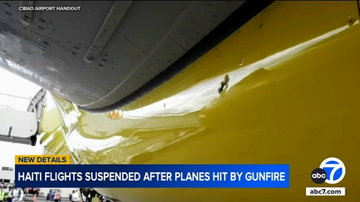 Spirit Airlines and JetBlue planes struck by gunfire in Haiti