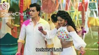 Happy Holi || Naira Kartik new comedy scene in holi