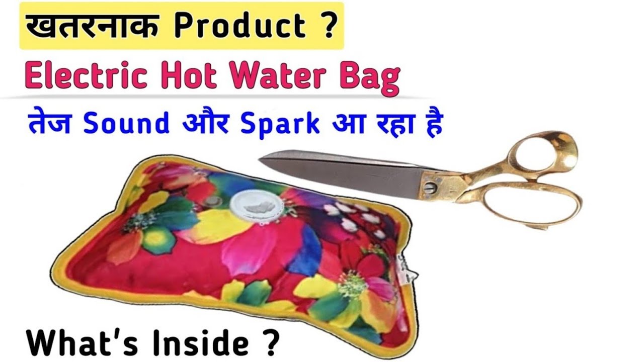 Electric Hot Water Bottle Heat Pad (Heat Bag) For Pain Relief