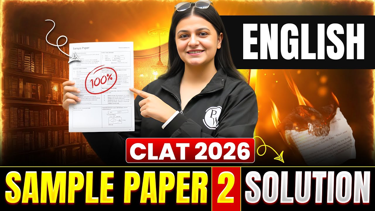 English | CLAT 2026 Sample Paper (2) FULL Solution - YouTube