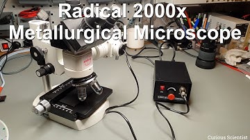 Radical 2000x Metallurgical Microscope - Assembly and test