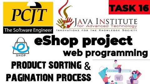 Web Project Task 16| java institute |  1st Year | e shop @javainstituteforadvancedte1415