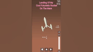 Futuristic Rocket In SFS #spaceflightsimulator #chandrayaan3 #mars #isro #marslanding #shorts