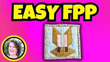How to sew foundation paper piecing : Learn how to make quilts for beginners