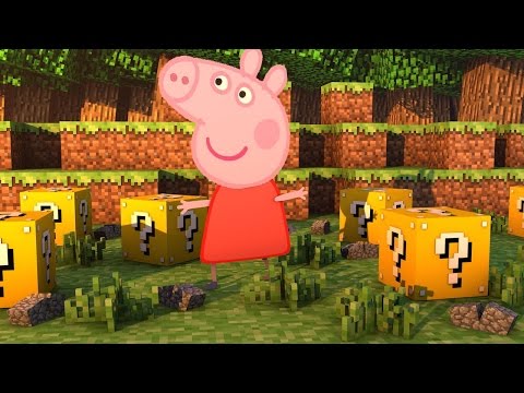 Minecraft Mod: PEPPA PIG LUCKY BLOCK - LUCKY BLOCK MINI 