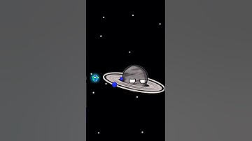 Planet Try Saturn’s Ring?! 🌌 | Planetball Animation for Space Fans #planetball#shorts