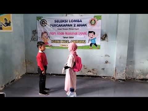 Juara I Lomba percakapan 2 anak #HAN2024#TK AL HIDAYAH 69#LUBNA_AZKA