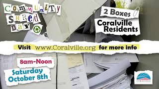 Community Shred Day on October 8, 2022