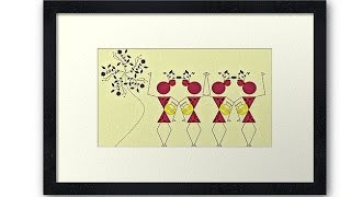 warli painting tutorial digital