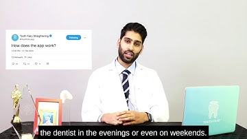 How does the Tooth Fairy app work? Teeth straightening