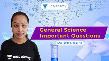 General Science Important Questions,Part-3 | APPSC & TSPSC Exams | Rajitha Kura