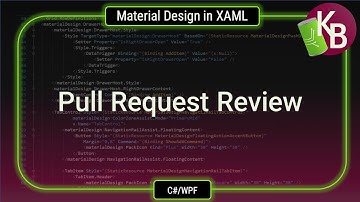 C#/WPF - Material Design in XAML pull request reviews