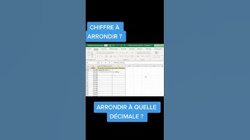 EXCEL -ARRONDIR LES CHIFFRES SUR EXCEL #excel  #exceltips #exercises  #entrainement  #apprendre