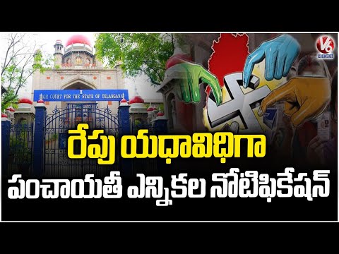 Telangana High Court Gives Clarity On Panchayat Election Notification | V6 News - V6NEWSTELUGU