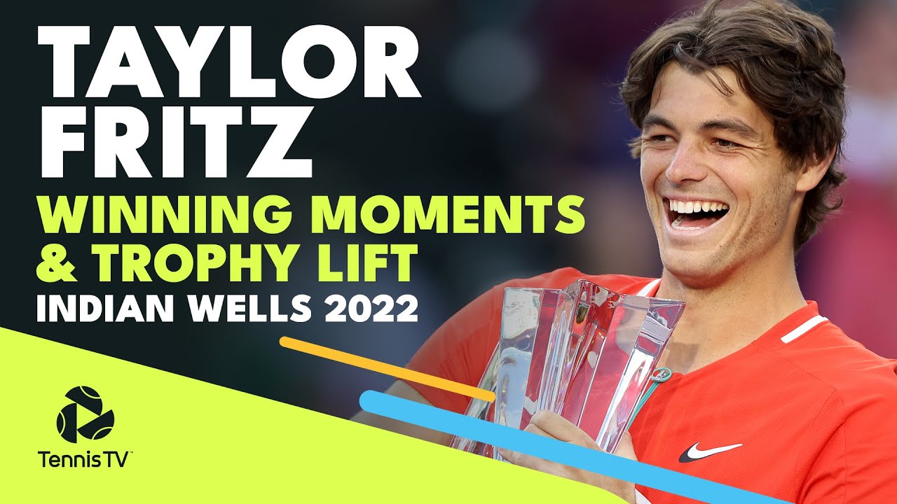 Taylor Fritz Championship Point and Trophy Ceremony! Indian Wells 2022 Final