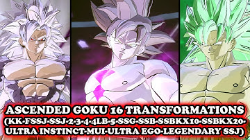 NEW Goku 16 Transformations [KK-FSSJ-SSJ-2-3-4-4LB-5-SSG-SSB-SSBKKx10-x20-UI-MUI-UE-Legendary] DBXV2